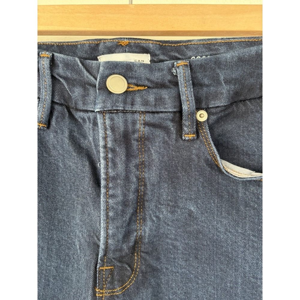 Good American Jeans Women's 4/27 Good Curve Straight Super High Rise Dark Wash - Picture 2 of 9